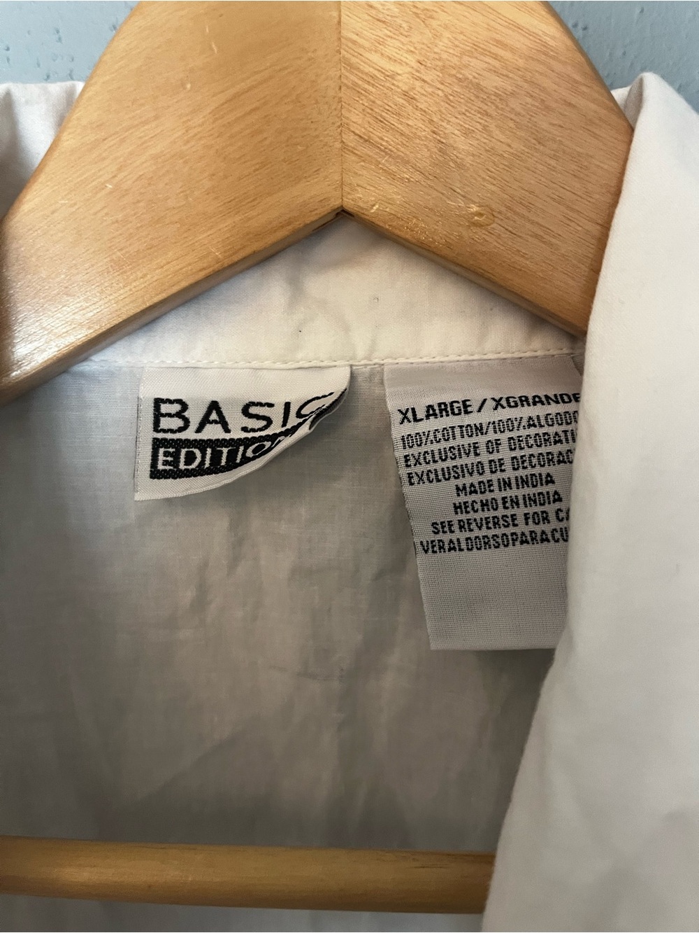 Vintage Basic Editions Sleeveless Button-Front Shirt - Picture 2 of 3
